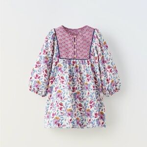ZARA Girls Floral Dress 18-24 months